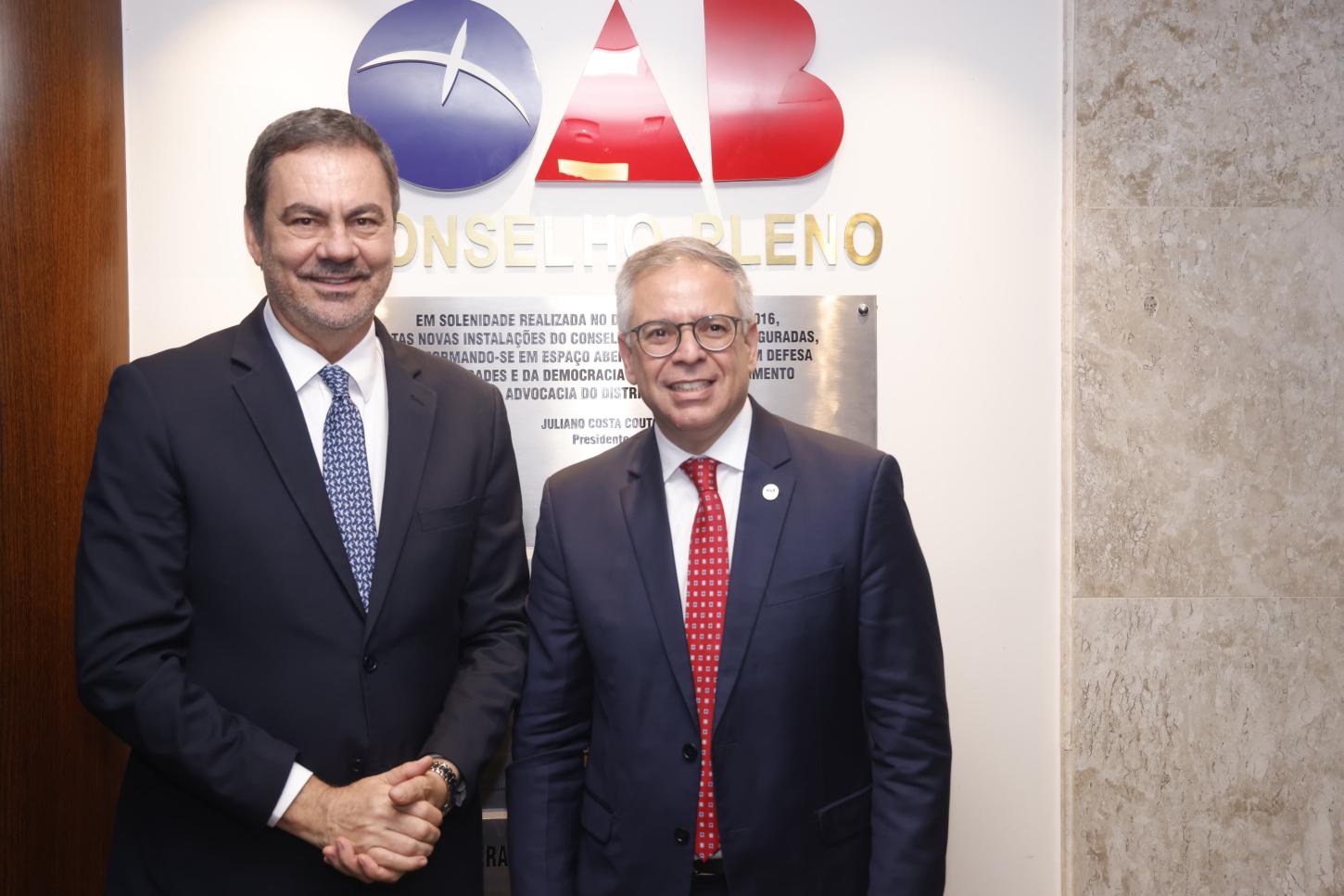 Novo presidente da OAB-DF estreita laços com setor produtivo e participará de reunião de diretoria da Fecomércio-DF na próxima segunda-feira (27)
