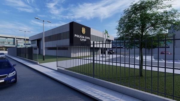 GDF inicia obras da nova sede da 12ª DP, em Taguatinga Centro